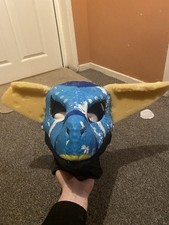 unfinished dino mask, tail and fur