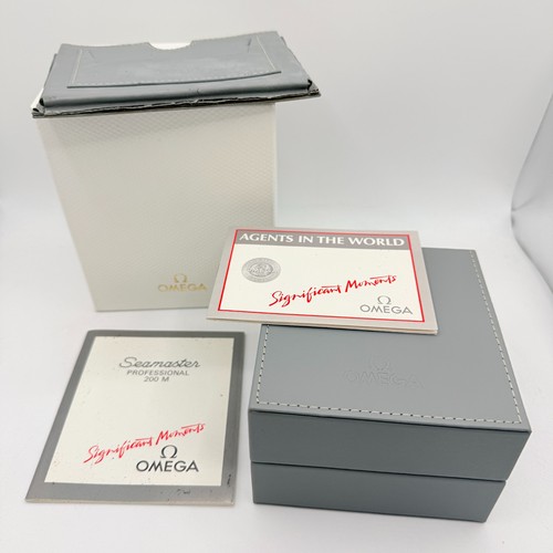 Genuine omega watch box - genuine, grey