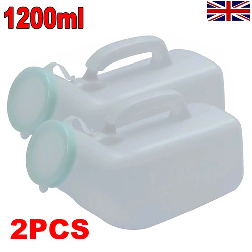 2x1200ml male urinal - urinal, portable