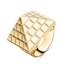 9CT YELLOW GOLD ON STERLING