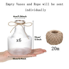 Small Plastic Flower Bud Vases