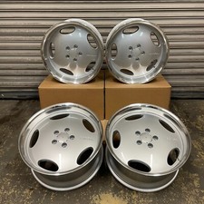 AMG Aero  Monoblock 18” Mercedes style alloy wheels Silver 5x112 Wider Rear