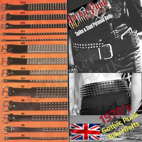 Punk gothic studded belt - gothic,