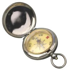 An antique novelty pocket watch shape Compass - probably Military C.early 20thC