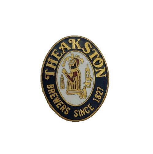 Theakston brewery pin badge - theakston,