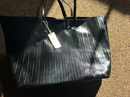 Black patent faux - black,