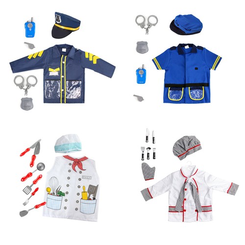 Kids chef costume cosplay role - kids,