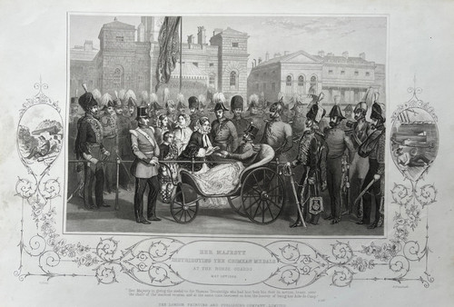 1856 antique print crimea - 1856,