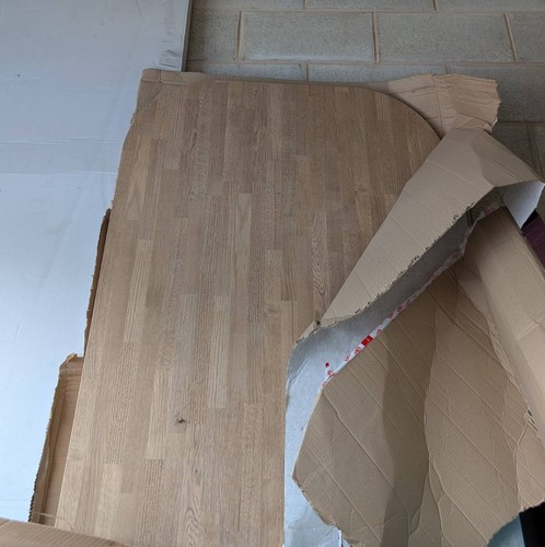 Worktop laminate curved end - curved,