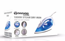 Daewoo 1800W Steam Dry Iron