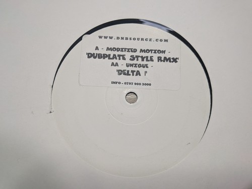 Modified motion dubplate style - dubplate,