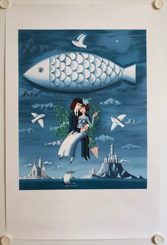 Raymond peynet poisson - peynet,