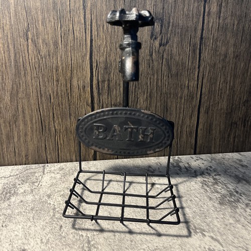 New metal bath - new, soap