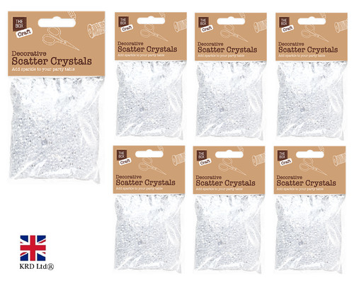 Clear wedding decor scatter - decor,
