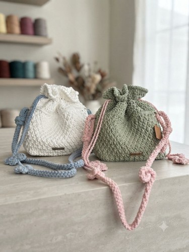 Handmade crochet tote - tote, bag