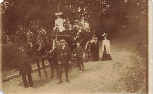 Edwardian photo horse drawn - edwardian,