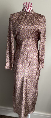 Zara dress silky - zara, floral