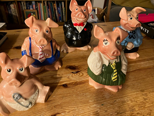 Natwest ceramic piggy banks - natwest,