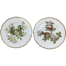 Spode British Birds Series Collector Plates Harold Holdway Set of 2 27 cm