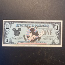 Mickey Mouse $1 Disney Dollar