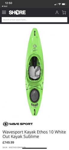 Wave sport ethos kayak - ethos,