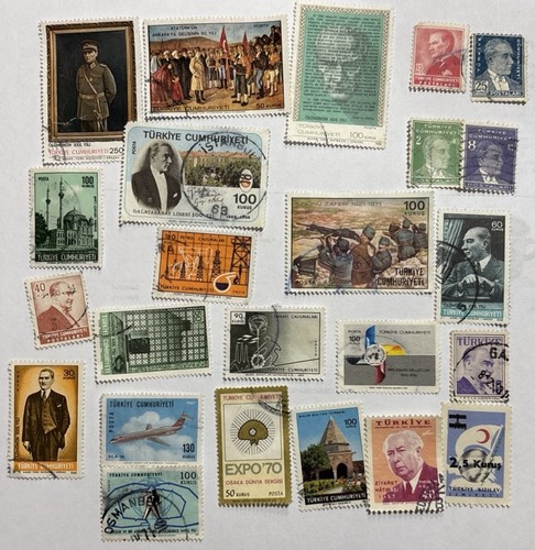 Turkish stamps various 24 - turkish,