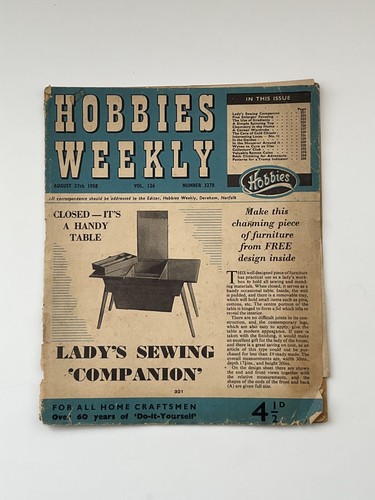 Vintage hobbies weekly - vintage,