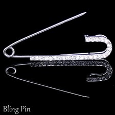 Large Safety Pin Brooch