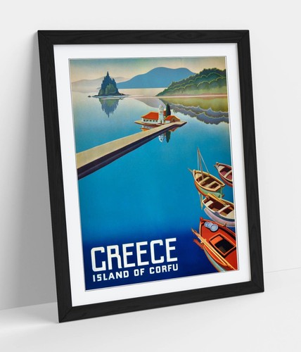 Vintage greece island - vintage,