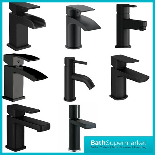 Black basin sink square mono - black,