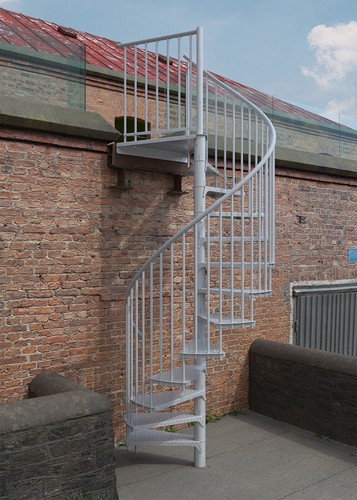 Spiral staircase outdoor - staircase,
