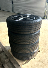 Genuine VW Amarok 18” Alloy Wheels Goodyear 255/55 R18 Tyres New SATIN BLACK