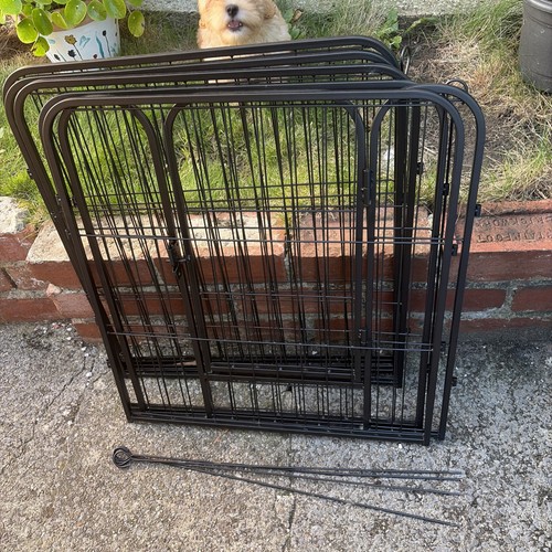 6panel dog pet puppy playpen - dog,