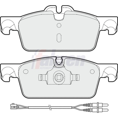 Brake pads set for peugeot - set,