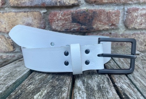 Real leather belt - leather, &