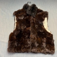 Avirex Womens Fur Vest Size M