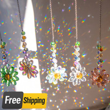 Crystal Sunflower Suncatcher