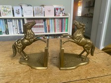 Vinatge Brass Pair of Equine