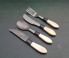 Unique Damascus Steel & Bone