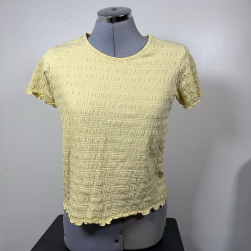 Damart yellow textured stretch - damart,