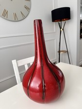 Large 40cm Retro Red & Black