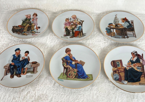 Set rare norman rockwell - set,