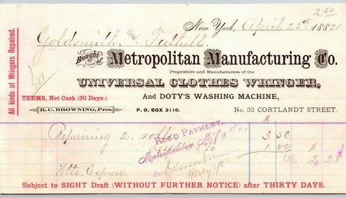 1882 letterhead - ny,