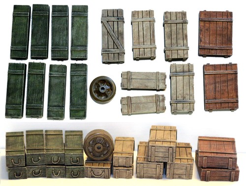 Universal wooden crates - 1/35,