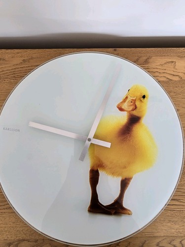 Karlsson wall clock duckling - clock,