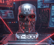 Printed terminator - 🤖, 3d-printed