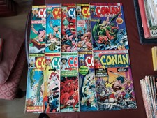 Conan the Barbarian Comic 10 Issues 38 to 47 very good+ condition 1974 to 1975