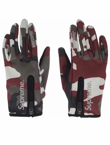 Supreme windstopper zip gloves - windstopper,