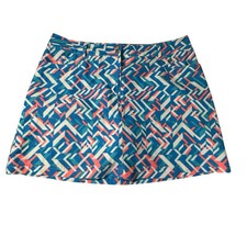 Slazenger Skort Women's Size 12 Golf/Athletic Front Zip 5-Pockets Pickle Ball