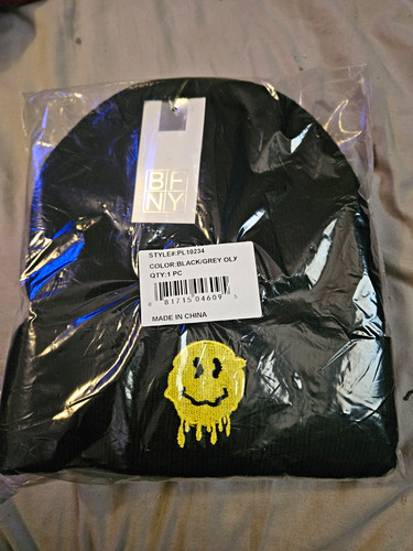 Bfny black beanie hat - bfny,